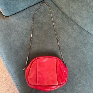 Super cute, red cross, body or shoulder bag. Walter Baker.